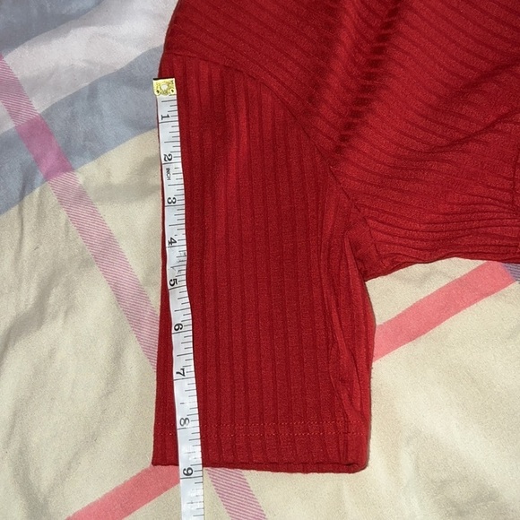 Revamped ribbed knit turtleneck neck mini dress Sz XL - Picture 6 of 11